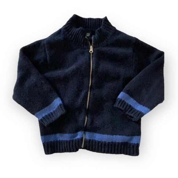 Gap/Old Navy plaid shirt sweater set; size 2T - Picture 2 of 7